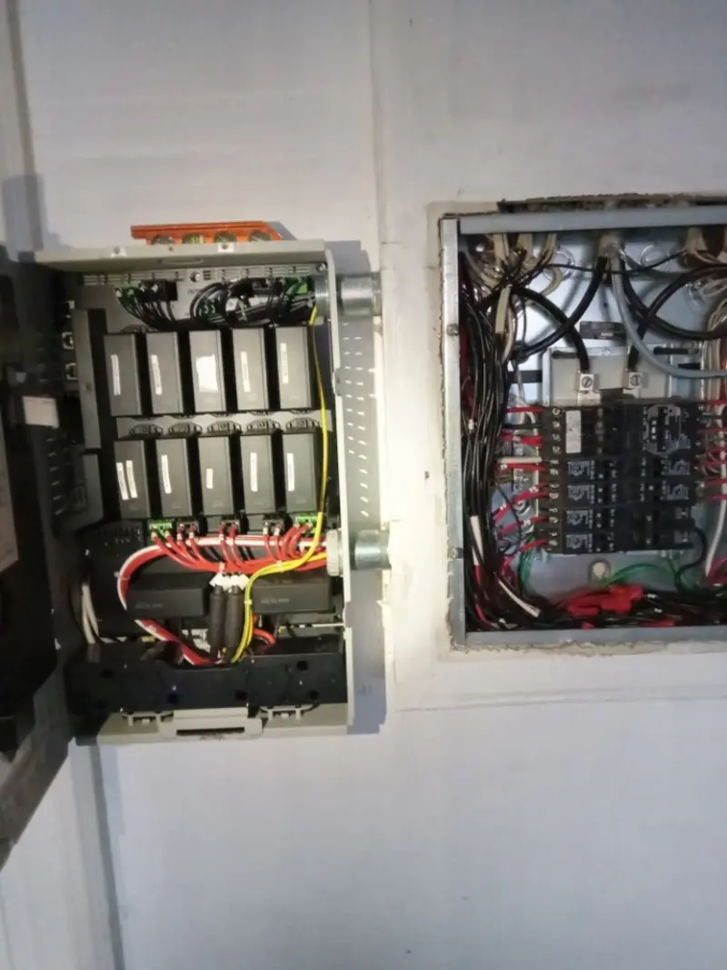 Electrical panel upgrade completed for Indoor Lighting Installation in Hutchinson